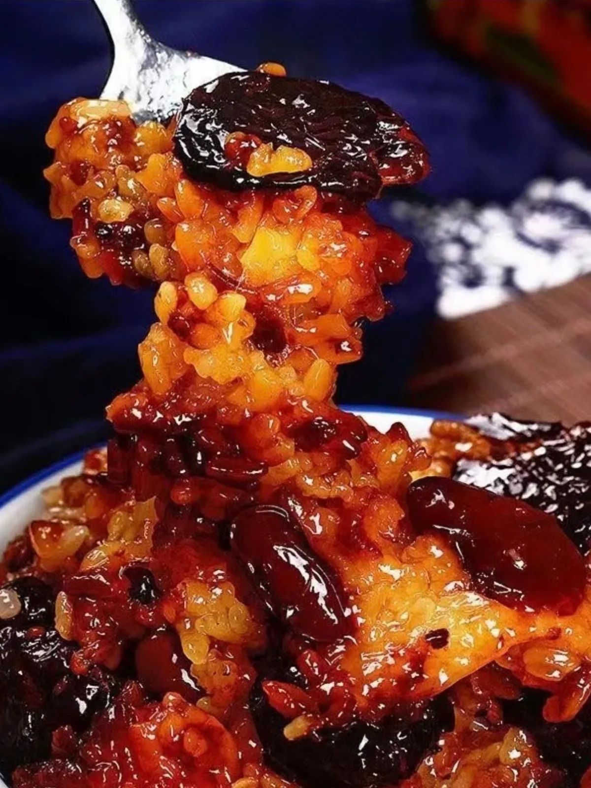 Sweet glutinous rice with red dates at Chang An Taste, a Chinese Restaurant in Denver